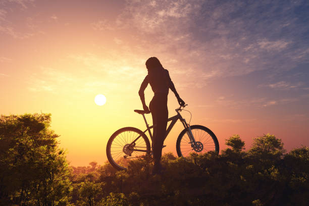 istock Hiking by bike. 2150267808