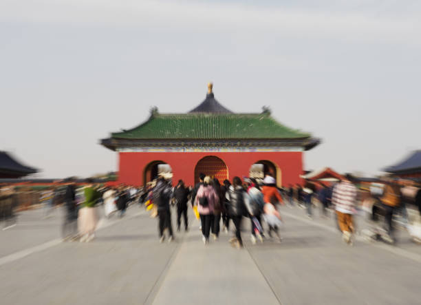 Temple Of Heaven on white background