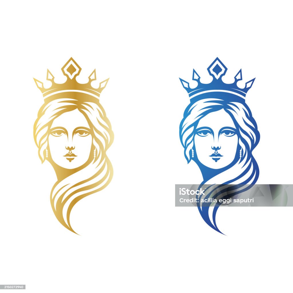 Aphrodite Icon Illustration Design Template Stock Illustration Aphrodite Icon Illustration Design Template Stock Illustration
