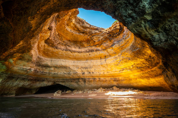 istock Inside Benagil caves from the sea. 2150273844