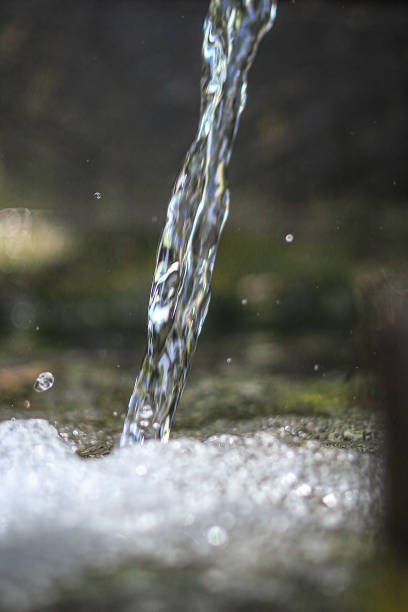 istock Nature water jet of mountain river 2150278290