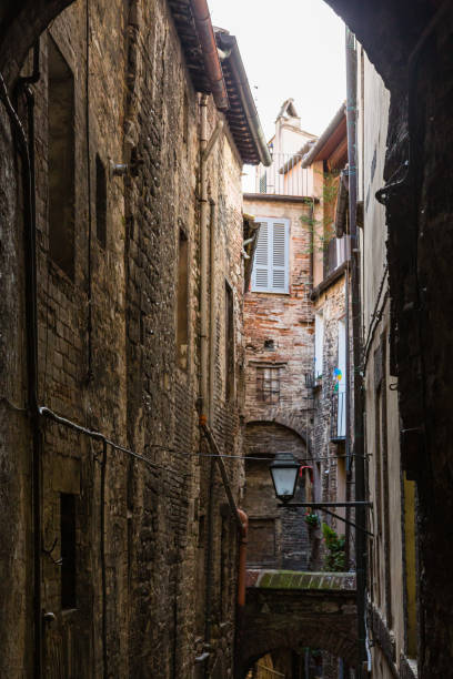 istock Back alley of Perugia, Italy 2150281958