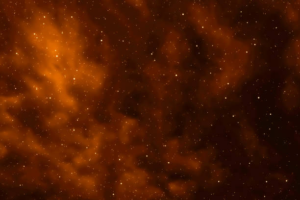 istock Stars in the night. Dark brown galaxy space background. 2150286884