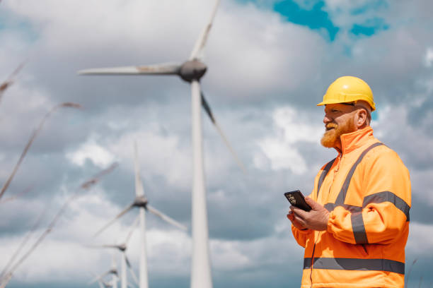 istock A dutch Windmill turbine engineer on a power site 2150290631