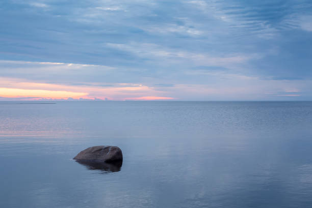 istock Lonely Rock On The Sea 2150301957