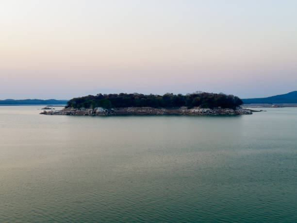 istock An islet seen from the view point along the Sathanur Dam which forms the Sathanur reservoir. 2150303084