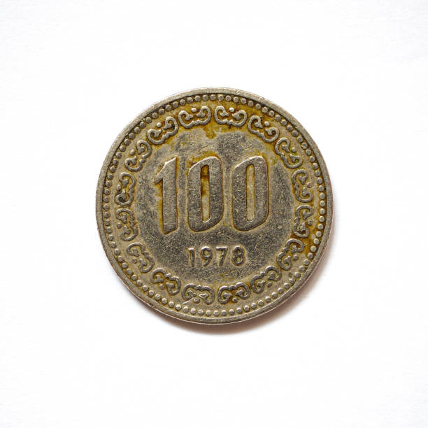 istock Japanese coin one hundred yen 2150303801