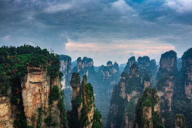 istock Peaks in  Scenic Area Hunan China 2150304963