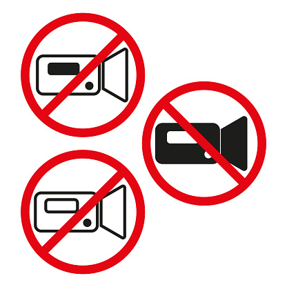 No loudspeaker symbol. Sound prohibition sign. Silent mode requested icons. Vector illustration. EPS 10. Stock image.