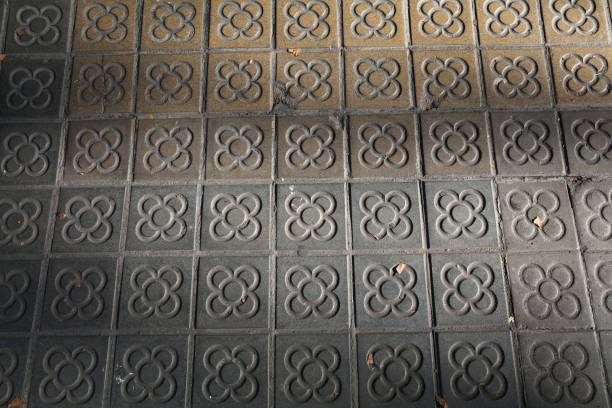 Barcelona sidewalk panot tiles