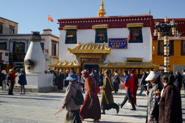 Developing with Jokhang Temple, Barkhor Street have more than 1400 years of history, is the Kora area that prayers waling in. Now become commercial Streets too.