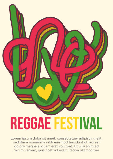 istock one love typography concept. abstract prehistoric images reggae festival template poster vector illustration. 2150314450