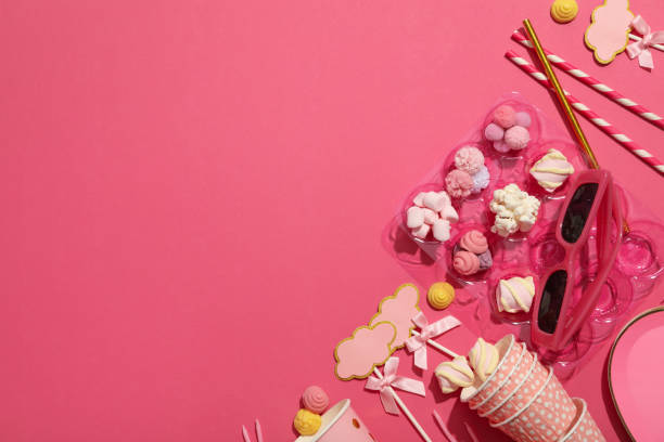 istock Barbiecore, concept of style with pink color, Barbiecore style 2150314537