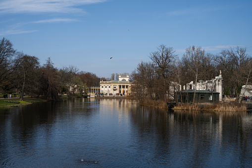 Royal Palace on the Water - Lazienki Park, Warsaw, Poland.