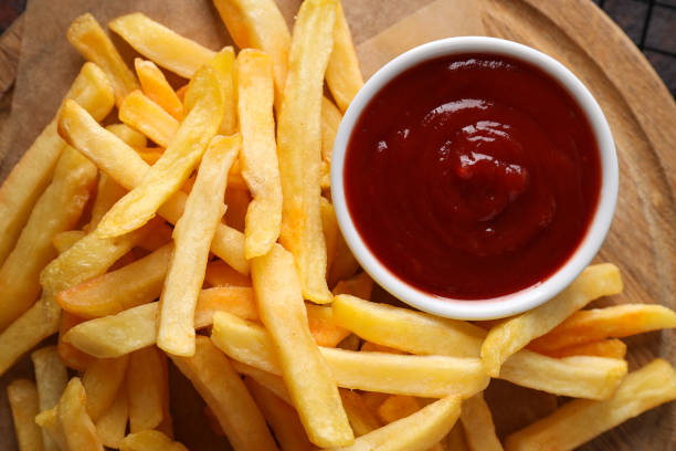 istock Fried potato, fast food concept, junk food 2150319513