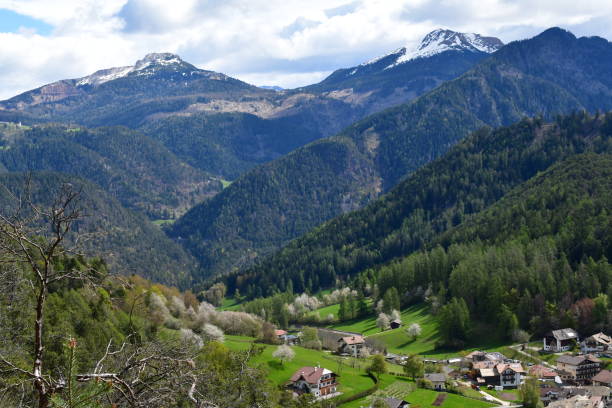istock Beautiful landscape around Truden in Southtyrol at spring 2150325321