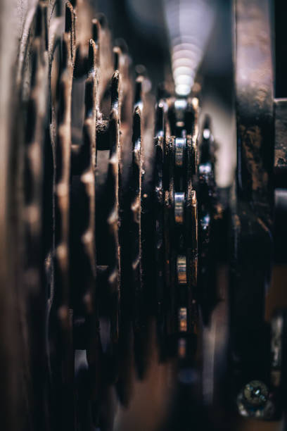 Bicycle derailleurs and chains macrophotography