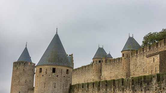 Shooting of the castle of Chinon (Indre et Loire) \nCastle part of the Chateau de la Loire in the Loire Valley