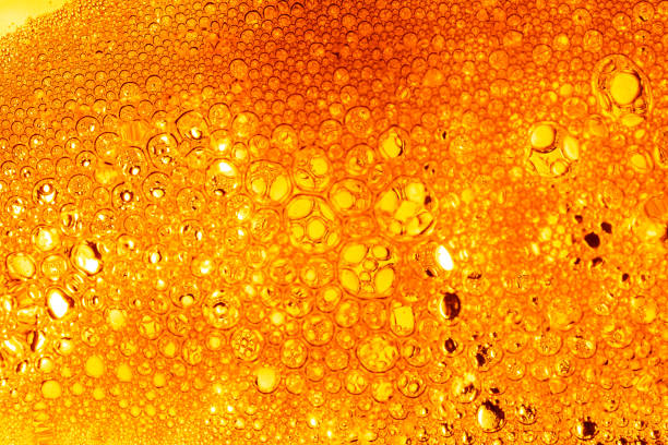 istock Beer bottle texture and macro bubbles,Beer background 2150330746