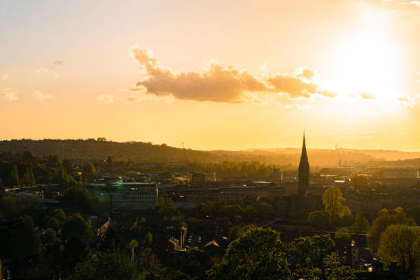 istock View of Bath in Sunset , England 2150331037