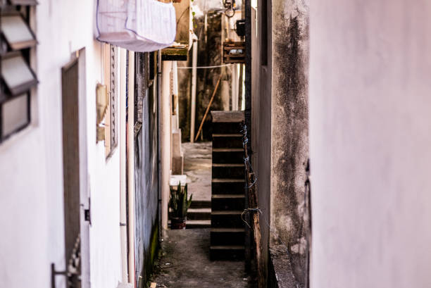 Brazilian favela alley