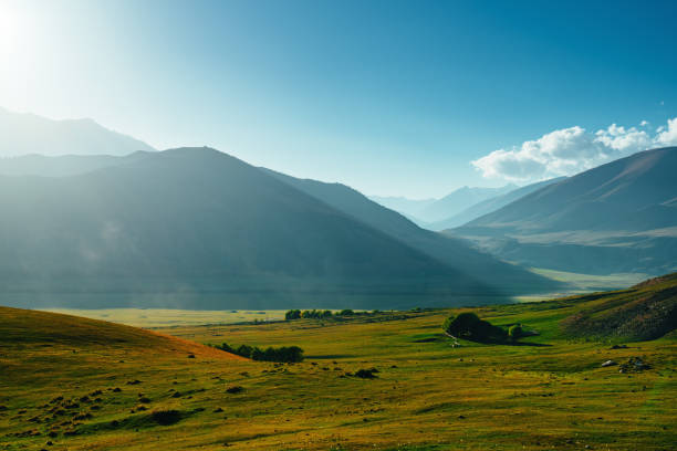 Picturesque mountain landscape in autumn