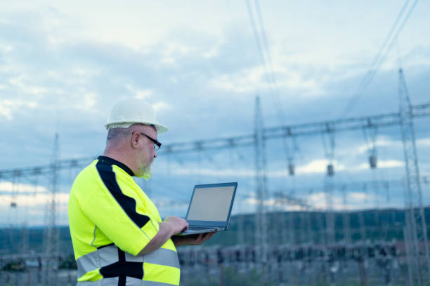 istock Senior engineer works in electric station 2150344189