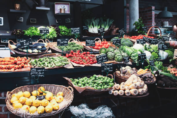 French vegetable market