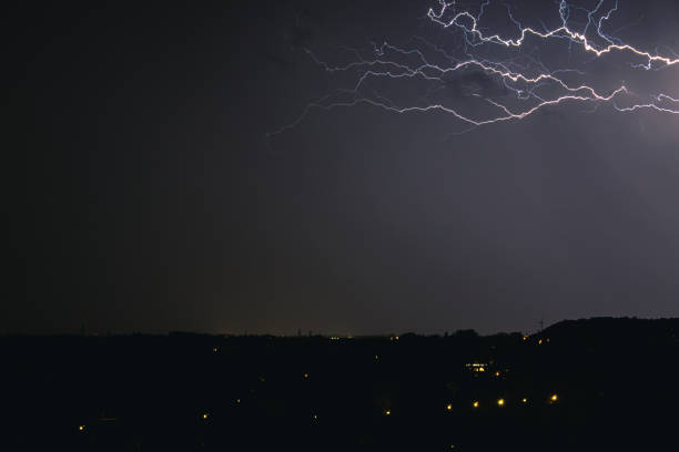 lightning in the city