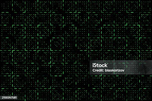 Green Tech Coding Electronics Abstract Background Stock Illustration ...