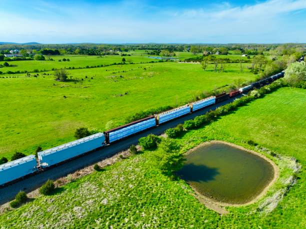 istock A train passing through the Virginia country side 2150356109
