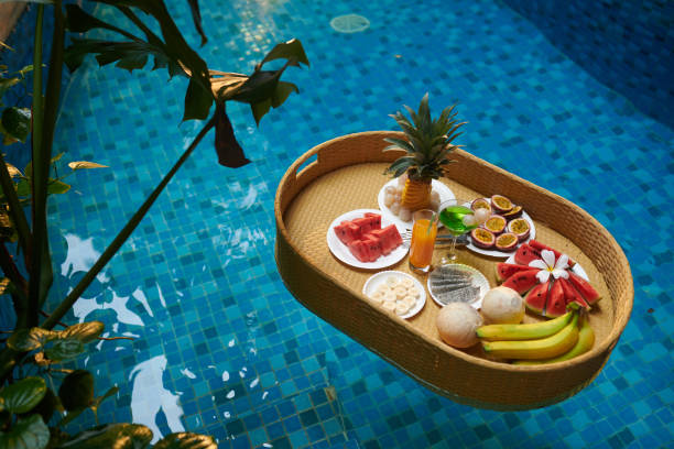 istock Piece of paradise in swimming pool 2150356467