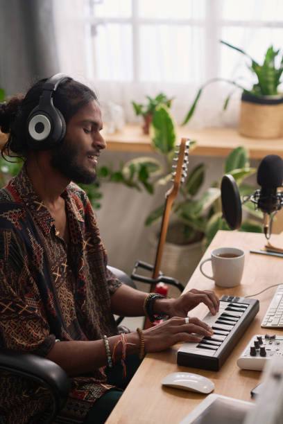 istock Playing musical instrument and singing 2150358462