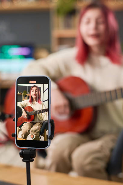 istock Teenager making vlog for subscribers 2150358487