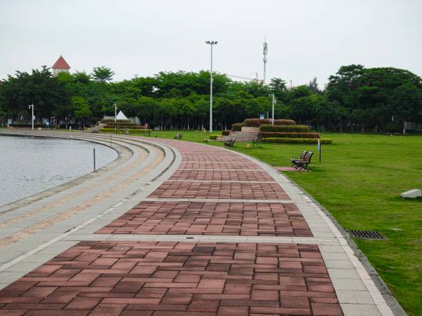 istock The road in the park 2150363352