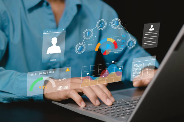 istock young businessperson using big data analysis and cloud technology to collect customer data and display on application dashboard from digital tablet to understand sale forecast and marketing plan. 2150368277