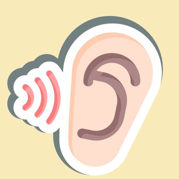 istock Sticker Otology. related to Medical Specialties symbol. simple design illustration 2150369451