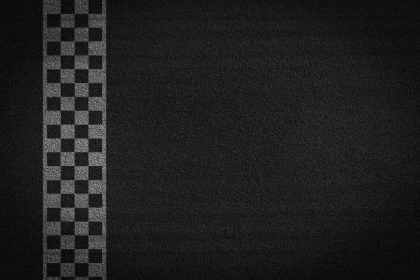 istock Finish line racing background top view 2150370578