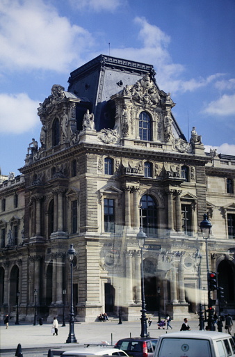 Pavillon Mollien of the Louvre museum, Paris during 1990s