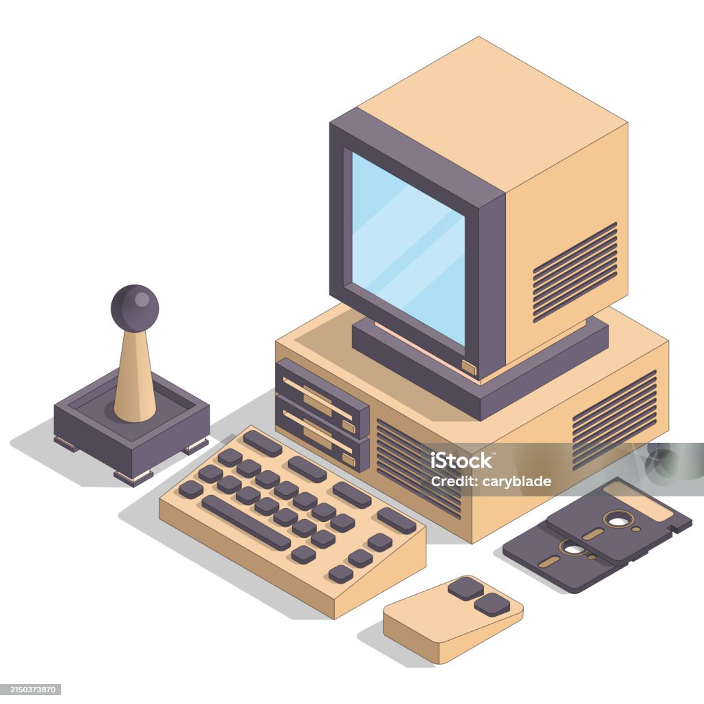 Old Computer Stock Illustration - Download Image Now - Old, Order ...