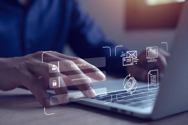 istock Businessman uses smartphone with cyber security technology to protect personal information and secure internet access. 2150375607