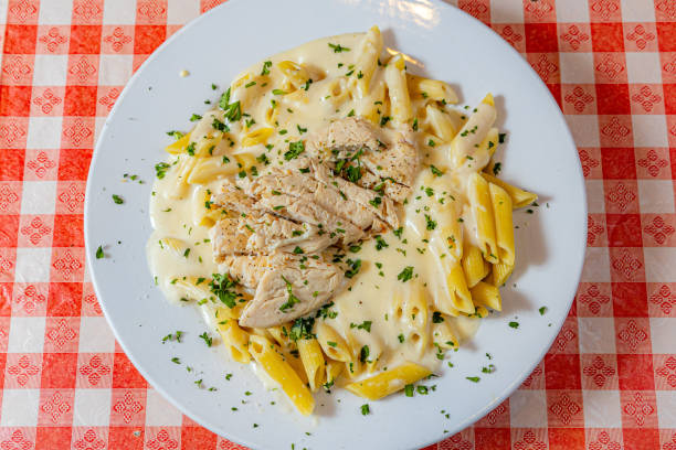 A variety of food items are displayed in an appetizing way.