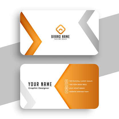 professional corporate visiting card layout a ready to print vector
