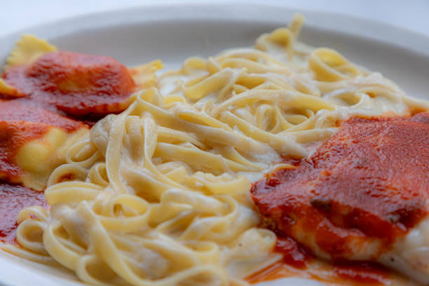 A variety of food items are displayed in an appetizing way.