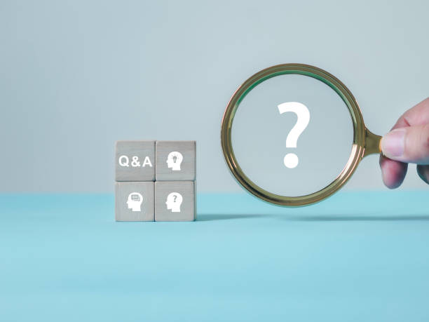 istock Question and answer concept. Q and A symbols on wooden blocks. Social networks. Introduction concept business problems 2150382632