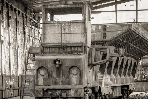 istock the old coal lorry railway in a disused industrial area 2150383499