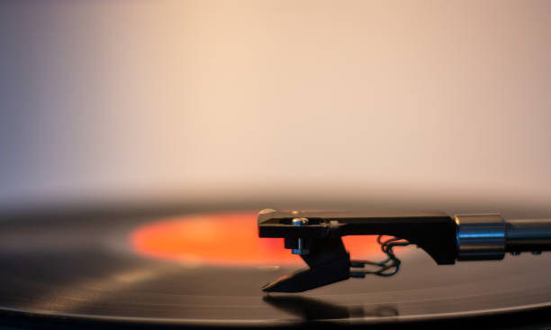 istock an antique record player plays an old jazz song 2150388612