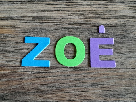 Text with Zoe name