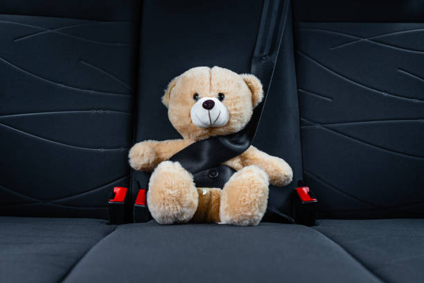 istock Child safety in the car concept. 2150390325