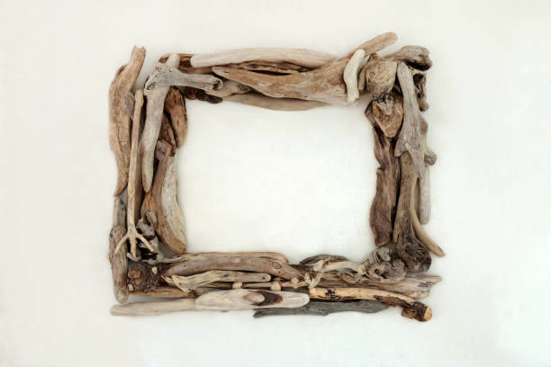 istock Driftwood Wreath Abstract Frame Sculpture 2150392022